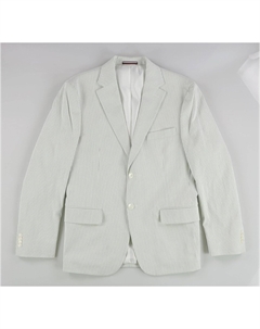Мужской пиджак из сирсакера на двух пуговицах, Green Tommy hilfiger
