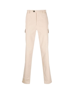 Брюки с накладными карманами Regular fit, хаки Brunello cucinelli