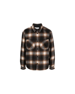 Рубашка с длинным рукавом в клетку, коричневый Carhartt wip