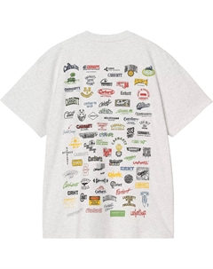 Футболка SS25 S/S Logo, мужская,, серый Carhartt wip