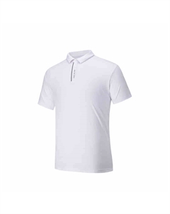 Разнообразие тренировочной коллекции поло мужская pure white, белый Anta