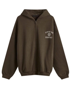 Худи с логотипом, коричневый Fear of god essentials