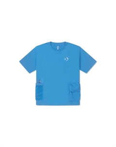 Футболка с карманом для напитка мужская, синий Converse