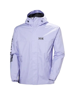 Худи с логотипом на рукаве, фиолетовый Helly hansen