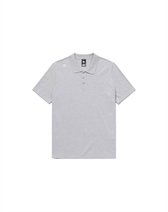 Поло Dualis Wappen мужские, светло-серый Descente