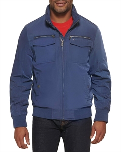 Мужская водонепроницаемая куртка-бомбер Performance (стандартная и большая и высокая), Halogen Blue Unfilled Tommy hilfiger