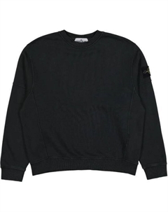 Свитшот с нашивкой-логотипом, черный Stone island