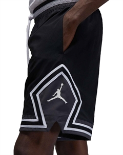 Мужские шорты Jordan Dri-FIT Sport с плетеным ромбовидным узором (черный/белый/темно-серый/белый, FB7580-010), Black/White/Dark Shadow/White Nike