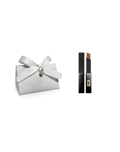 Помада Sparkling Limited Edition подарочный набор легко растушевывается стойкая для торжественных случаев, черный Stripes Lipstick 302 Saint laurent