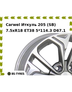 Колесный диск Carwel Иткуль 205 (SB) 7.5xR18 ET38 5*114.3 D67.1