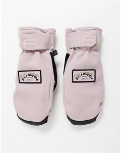 Светло розовые лыжные перчатки Billabong