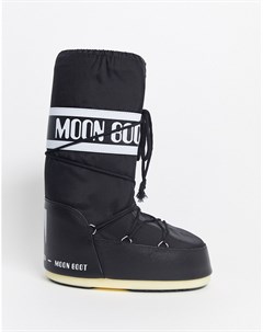 Черные классические зимние сапоги Moon boot