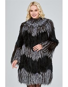 Облегченная шуба из чернобурки Virtuale fur collection