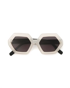 Солнцезащитные очки в геометричной оправе Mara mac