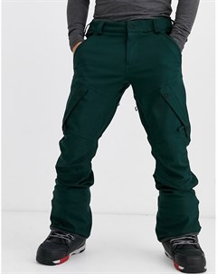 Темно зеленые зимние брюки Volcom