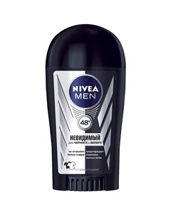 Men для мужчин дезодорант стик невидимая защита для черного и белого 40мл Nivea