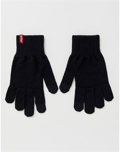 Черные перчатки для сенсорных гаджетов Levi's®
