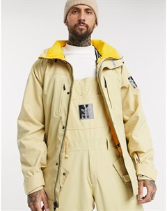Кремовая куртка в стиле милитари Adidas snowboarding