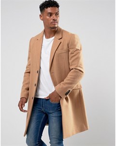 Пальто с добавлением шерсти Asos design