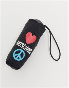 Маленький зонт love and peace Moschino