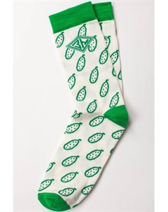 Носки Огурцы Белый Зеленый 45 47 Запорожец