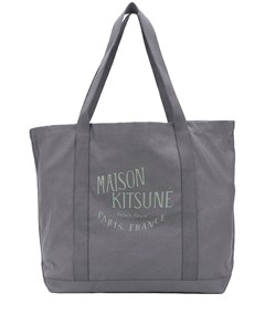 Сумка тоут с логотипом Maison kitsuné