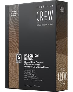 Краска для Седых Волос Precision Blend Ср Натуральный 4 5 3x40 мл American crew