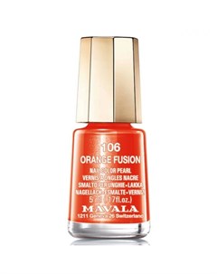 Лак Orange Fusion 9091106 для Ногтей Оранжевая Лава 5 мл Mavala