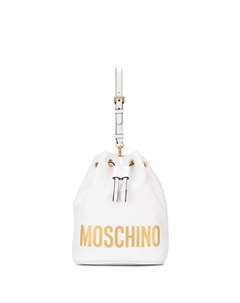 Сумка ведро с логотипом Moschino
