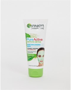 Очищающая маска для лица Pure Active Matcha Detox 100 мл Garnier
