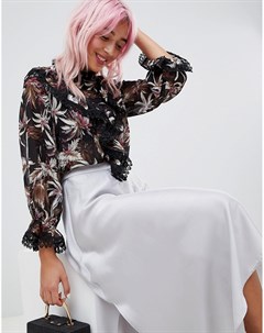 Блузка с цветочным принтом Amy lynn