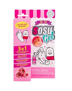 Gel Гель скатка для ног с ароматом розы 100 гр Sosu