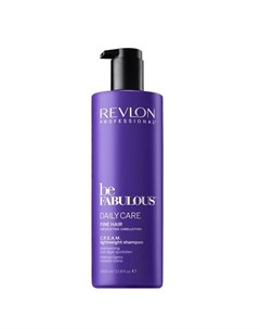 Be Fabulous Очищающий шампунь C R E A M Ежедневный уход для тонких волос 1000мл Revlon