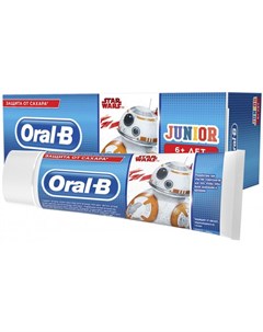 Зубная паста Junior для детей с 6 лет Нежная мята 75мл Oral-b