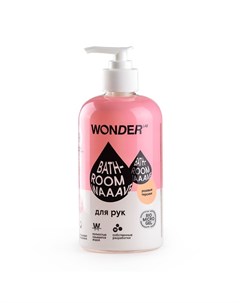 Wonder Lab Гель для мытья рук Bathroom Waaave Розовые персики 500мл Wonder lab