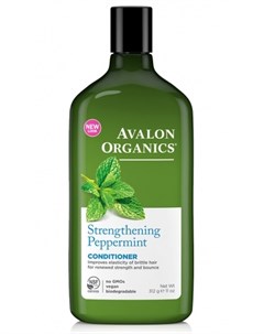 Укрепляющий Кондиционер с маслом мяты Peppermint Strengthening Conditioner 312г Avalon organics