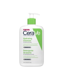 Крем гель увлажняющий очищающий для нормальной и сухой кожи лица и тела 473 мл Cerave