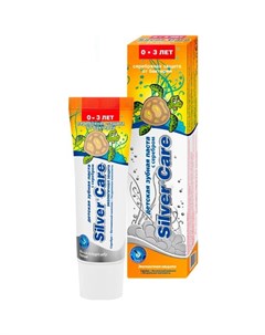 Зубная паста для детей без фтора 0 3л 30мл Silver care