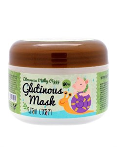 Крем маска для лица ночная УЛИТОЧНЫЙ МУЦИН Milky Piggy Glutinous 80 Mask 100 гр Elizavecca