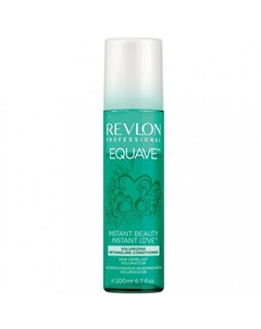 EQUAVE INSTANT BEAUTY VOLUM Несмываемый 2 х фазный кондиционер для тонких волос 200мл Revlon