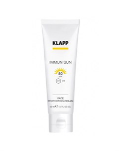 Солнцезащитный крем для лица IMMUN SUN SPF50 Face Protection Cream 50мл Klapp
