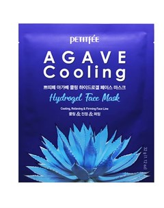 Маска для лица гидрогелевая Агава Agave Cooling Hydrogel Face Mask 32г Petitfee