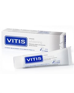 Отбеливающая зубная паста VITIS Whitening отбеливающая 100мл Dentaid