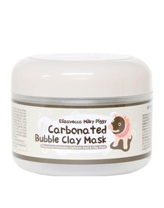 Маска для лица очищающая ПУЗЫРЬКОВАЯ с глиной Сarbonate Bubble Clay Mask 100 мл Elizavecca