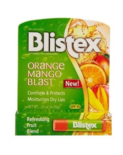 Orange Mango Blast бальзам для губ с ароматом апельсина и манго Blistex