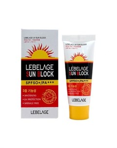 Солнцезащитный крем для лица SPF50 30мл Lebelage