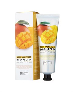 Real Moisture Крем для рук с экстрактом манго 100мл Jigott