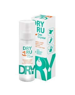 Deo Crystal дезодорант спрей с минеральными кристаллами 40г Dry ru