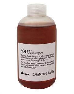 Давинес SOLU shampoo Активно освежающий шампунь для глубокого очищения волос 250мл Davines
