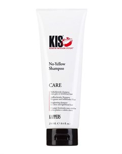 Care No Yellow Shampoo Кератиновый очищающий антижелтый шампунь для светлых и седых волос 250 мл Kis